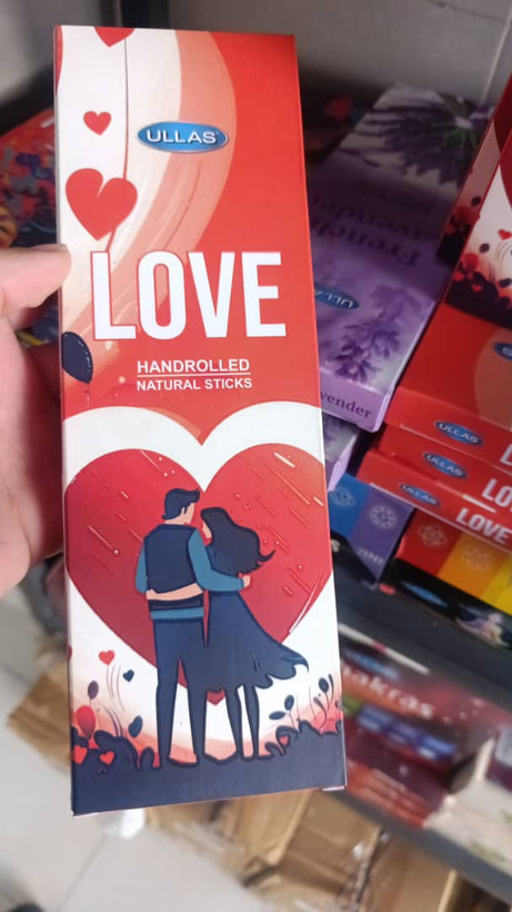 عود دست ساز برنداولاس ULLAS رایحه LOVE لاو